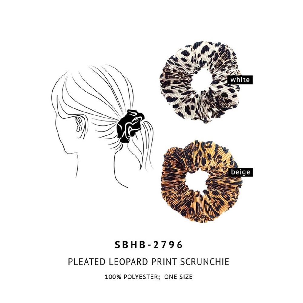 Leopard Print Scrunchie - Picture 2 of 2